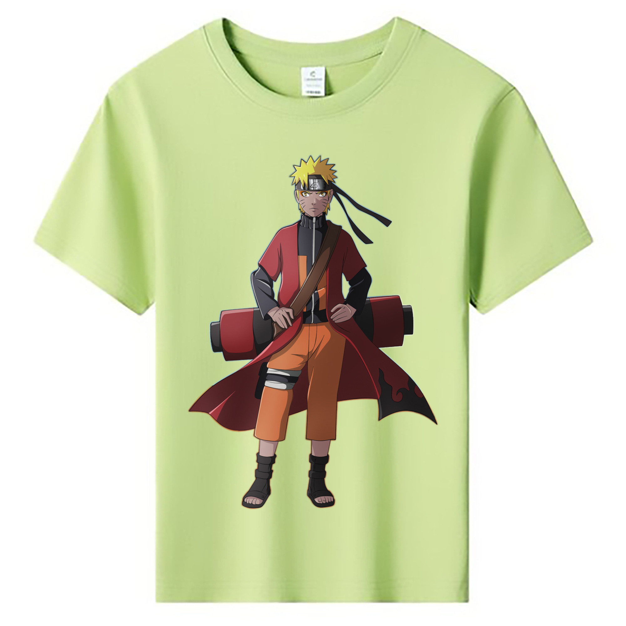 （画像用） NARUTO -ナルト- うずまき ナルト Uzumaki Naruto 綿100％キッズTシャツ（フロントプリント）